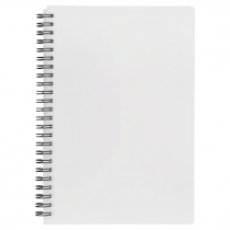 Cuaderno A5 con tapas de plástico de 160 páginas