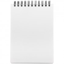 Sublimable A6 Notebook Ring Binder with Plastic Covers