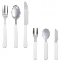 Stainless Steel Cutlery with a Sublimable Plastic Handle