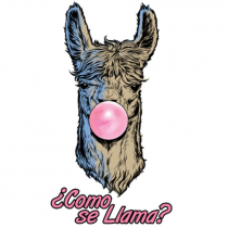 Diseño Transfer Llama Gum