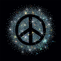 Diseño pedrería simbolo de la Paz