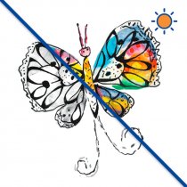 Diseño transfer Solar Butterfly