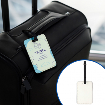 Sublimation Leatherette Suitcases Labels