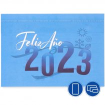 Faldilla calendario mensual 2023 - Pack de 10 uds
