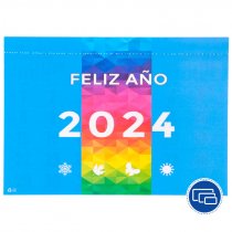Faldilla calendario mensual 2024 - Pack de 10 uds