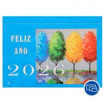 Faldillas calendarios mensuales 2026