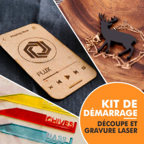 Kit de démarrage découpe et gravure laser Flux Experience