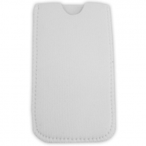 Funda universal para móviles de hasta 5" - Detalle frontal de la funda con interior blanco