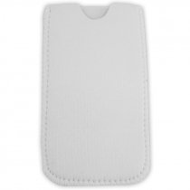 Funda universal para móviles de hasta 5" - Detalle frontal de la funda con interior blanco