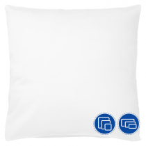 Housses de coussin à rabat blanc mat sublimables