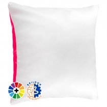 Sublimation Satin Effect Cushion Covers with Coloured Back