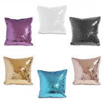 Housses de coussins carrées à sequins réversibles sublimables