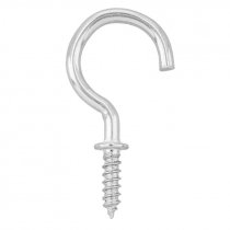 Nickel-Plated Steel Screw Eyes