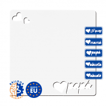 Wooden magnets for dye sublimation printing - Family Series