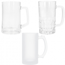 Sublimable Glass Beer Steins