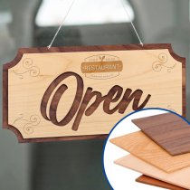 Ejemplo de personalización de las planchas de madera natural