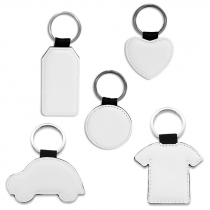 Sublimation Keyrings - Faux Leather