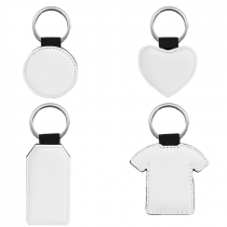 Sublimation Keyrings - Faux Leather