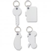 Porte-clés en bois MDF3 double face sublimable - Voyage