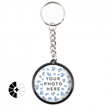 Round Plastic Keyrings Ø37mm