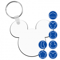Llaveros madera DM3 sublimable doble cara - Formas Infantiles
