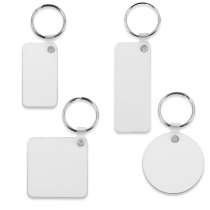 Sublimation Double Sided MDF Keyrings - Geometric Shapes Series