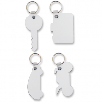 Porte-clés en bois MDF3 double face sublimable - Voyage