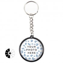 Round Plastic Keyrings Ø37mm