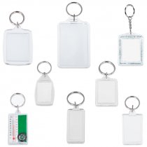 Llaveros rectangulares de metacrilato