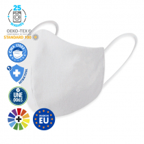 Reusable Face Masks - 3D - Certified - Antiviral & Antibacterial Treatment