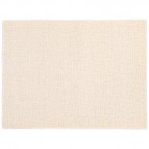 Placemat suitable for sublimation, beige linen look fabric.