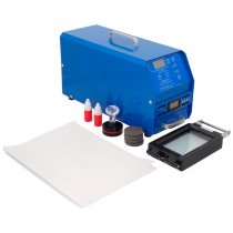 Accessories and consumables included with the Rubber Stamp Making Machine