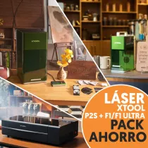 Máquinas de grabado y corte láser xTool P2S y F1/F1 Ultra - Pack Ahorro Business Duo