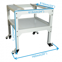 Mesa accesoria con ruedas para Ricoma EM-10