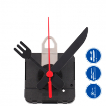 Mecanismo de reloj 20mm con agujas formas especiales