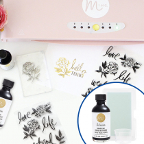 Minc toner stamping kit Heidi Swapp - Tinta para sellos y foil y recambios
