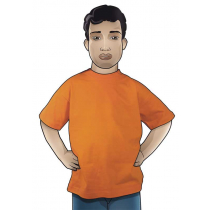 Camiseta Premium Kid Naranja