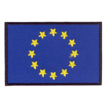 Parche bordado bandera de Europa pack 3 uds