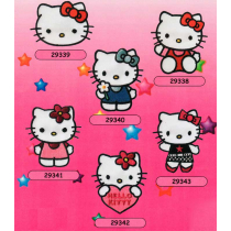 Parches bordados Hello Kitty Surtido 6 uds