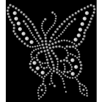 Diseño de pedrería Mariposa