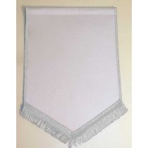 Banderín Escudo 300x200mm Blanco