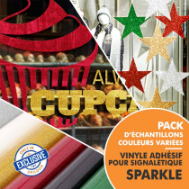 Échantillon de vinyles Aslan Sparkle SC123