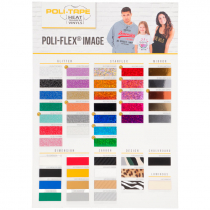 Colour card for Poli-Flex Image HTV from Poli-Tape
