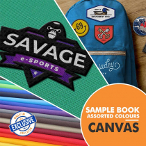 Nylon Effect Waterproof Canvas Sample Book