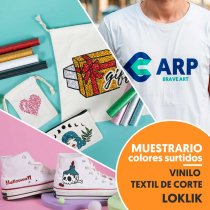 Muestrario de vinilo textil de corte - LokLik