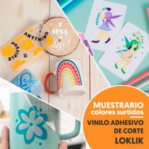 Muestrario de vinilos adhesivos de corte - Loklik