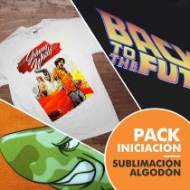 Pack de iniciación a la sublimación sobre algodón en A4