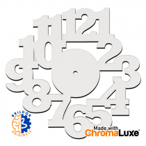 Sublimation Panel Wooden Clock with Numbers