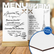 Double-Sided White Laminated MDF Panels - Customisation Example