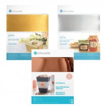 Silhouette Printable Metallic Adhesive Paper